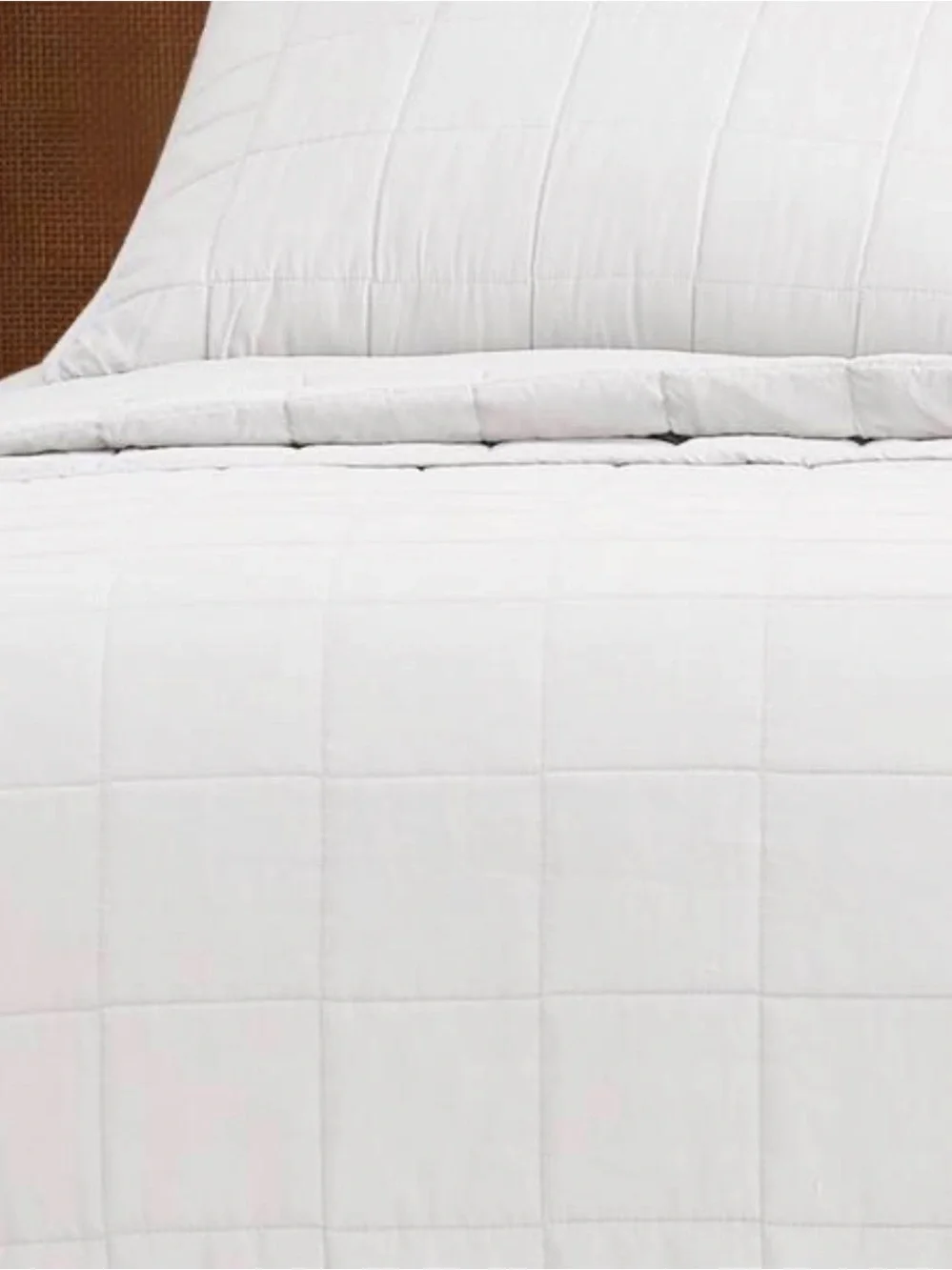 London Fog White Full/Queen 3 Piece Quilt Set New